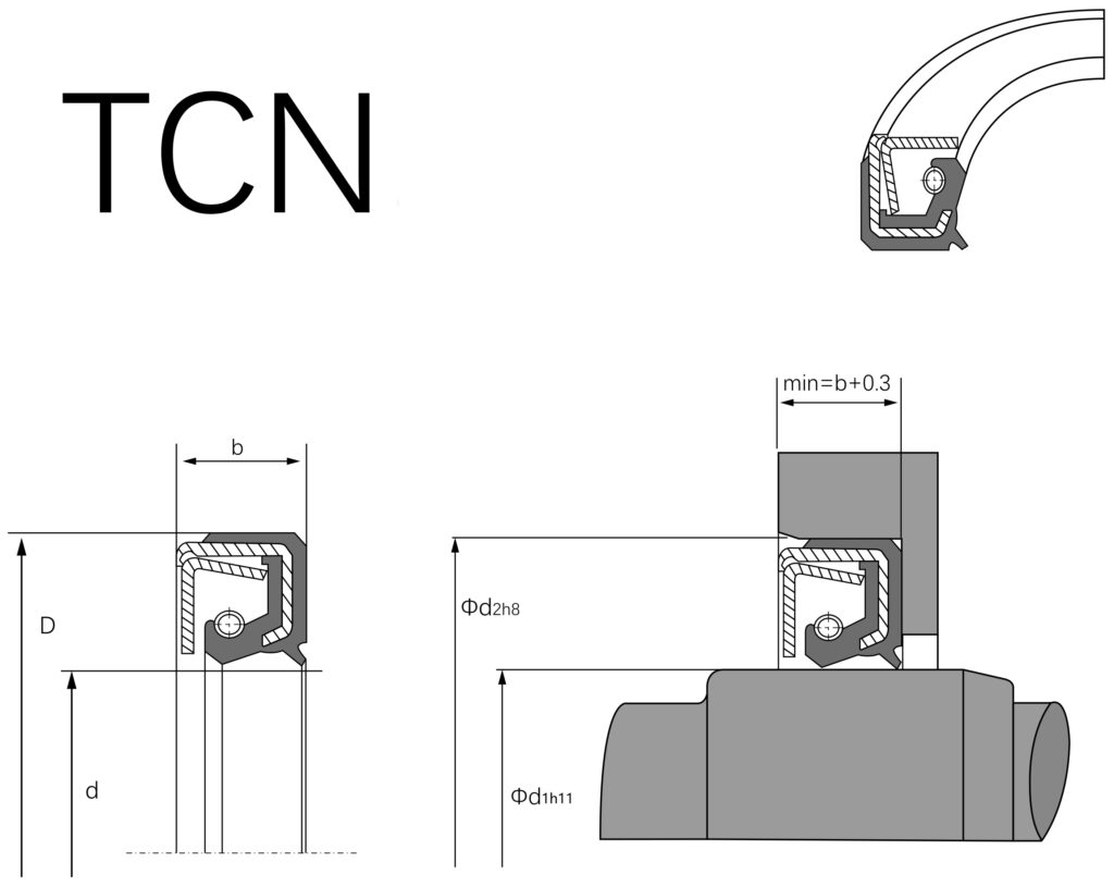 TCN oil seal